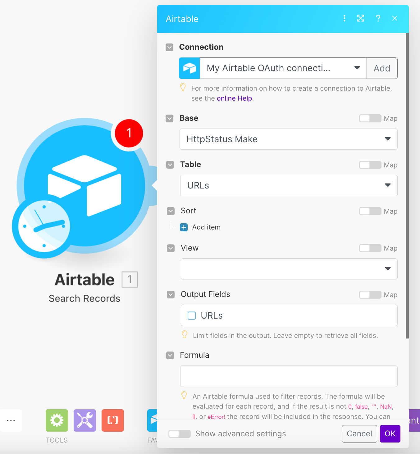 Configure Airtable app