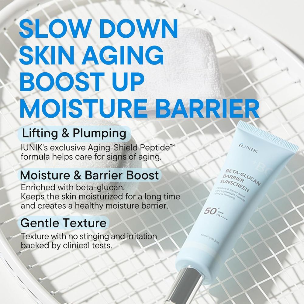 iUNIK Beta-Glucan Barrier Sunscreen SPF50+ PA++++ 60ml
