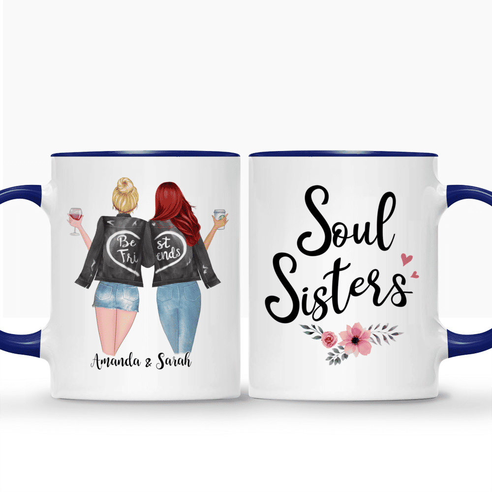 Custom Coffee Mugs for Best Friends - Soul Sisters - Unique Birthday Gifts for Her_3