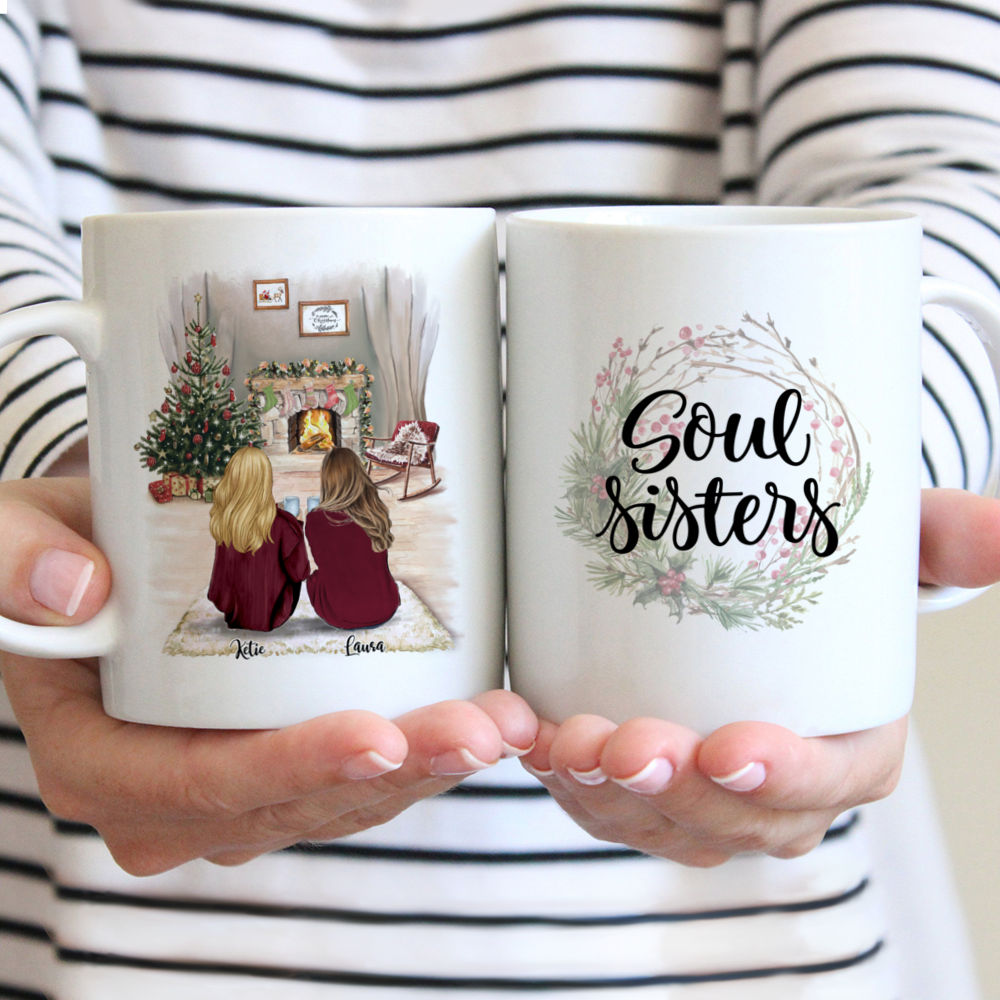 Personalized Xmas Mug - Soul Sisters (Best Friend Christmas)