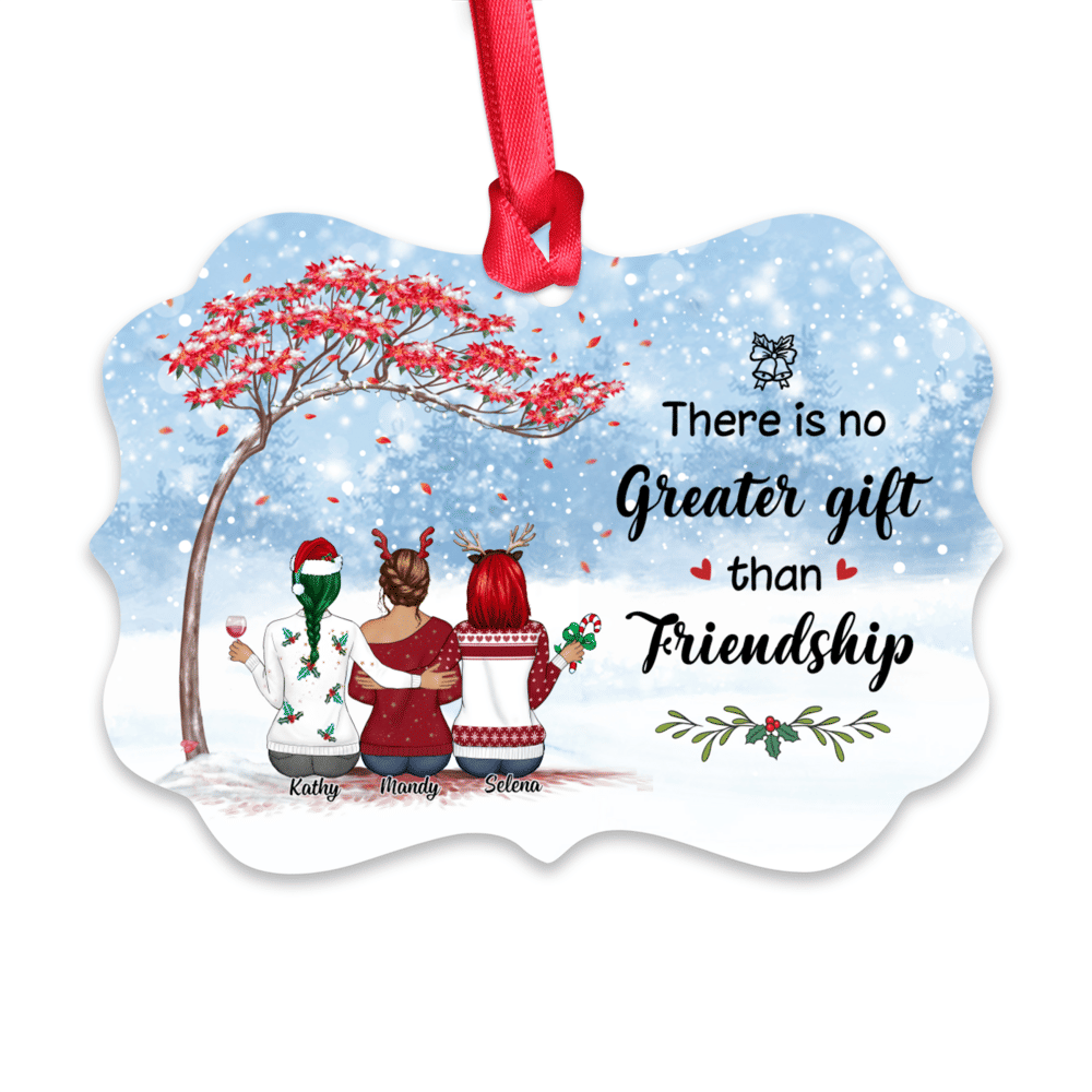 Best friends - UP to 6 - Life is better with Sisters Ver 3 (8463) - Personalized Ornament_3