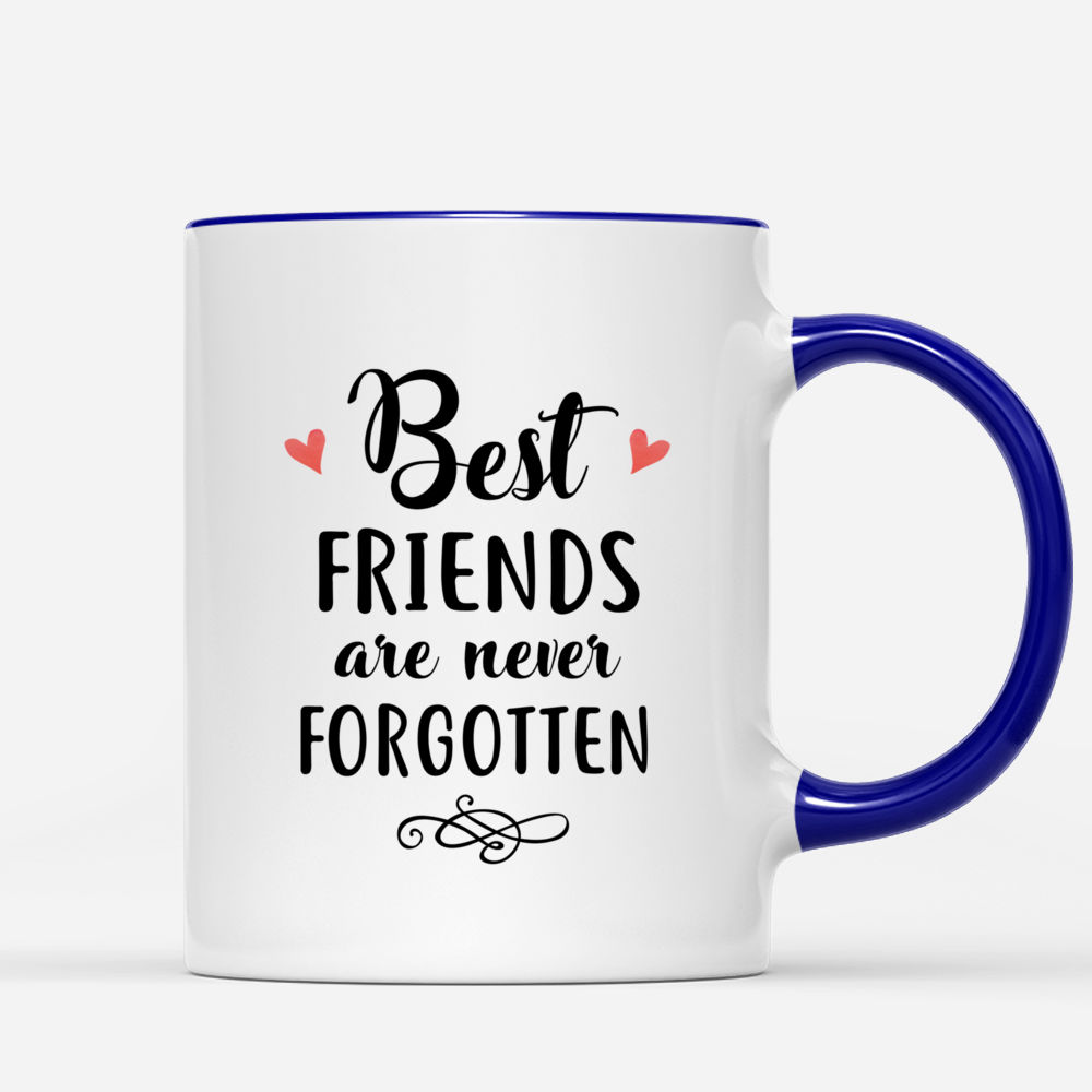 Girl and Cats - Best Friends Are Never Forgotten - Personalized Mug_2