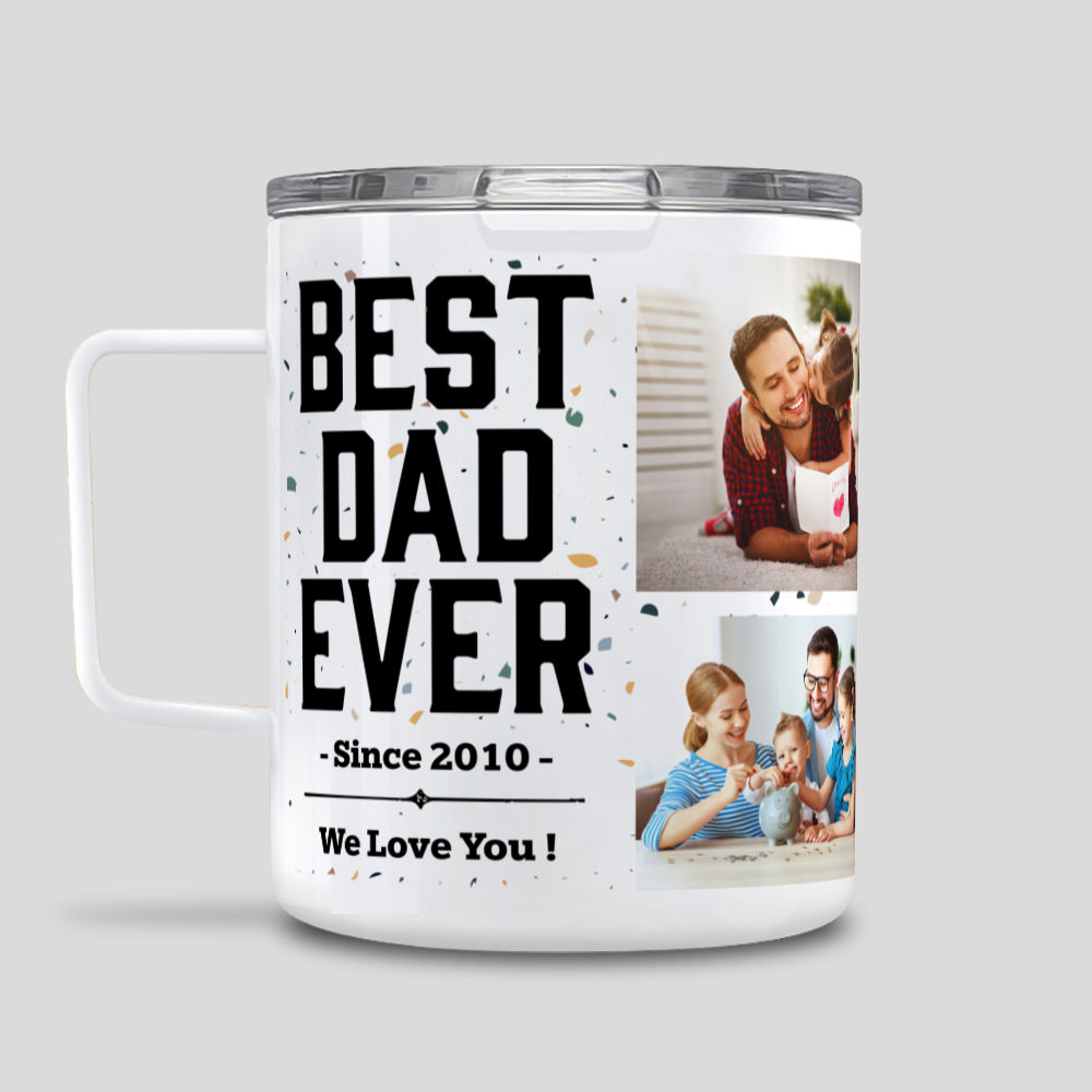 Photo Mug - Family - Best Dad Ever | Personalized Mugs | Gossby