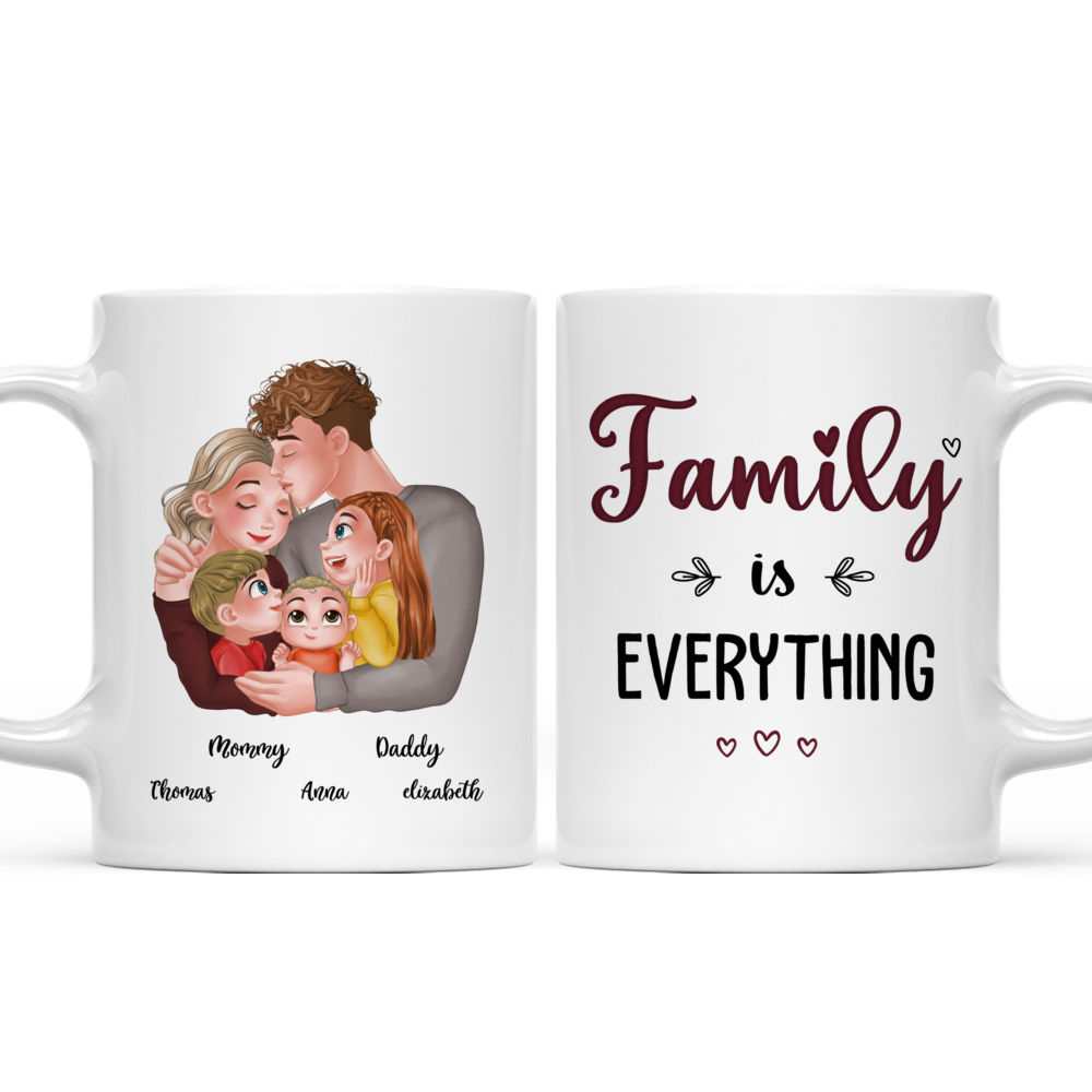 Family - Family Is Everything - Personalized Mug_3
