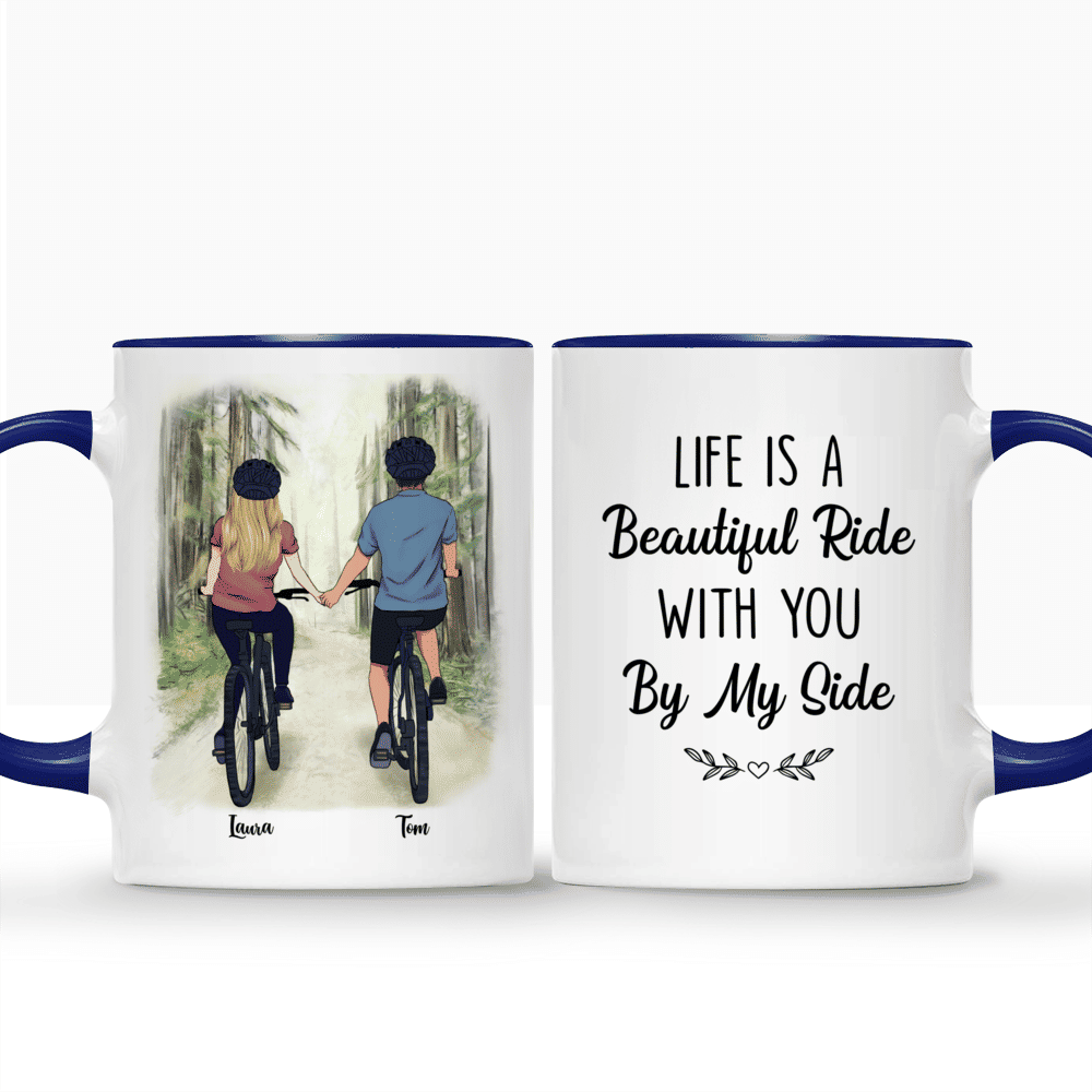 Personalized Mug - Life Is A Beautiful Ride With You By My Side_3