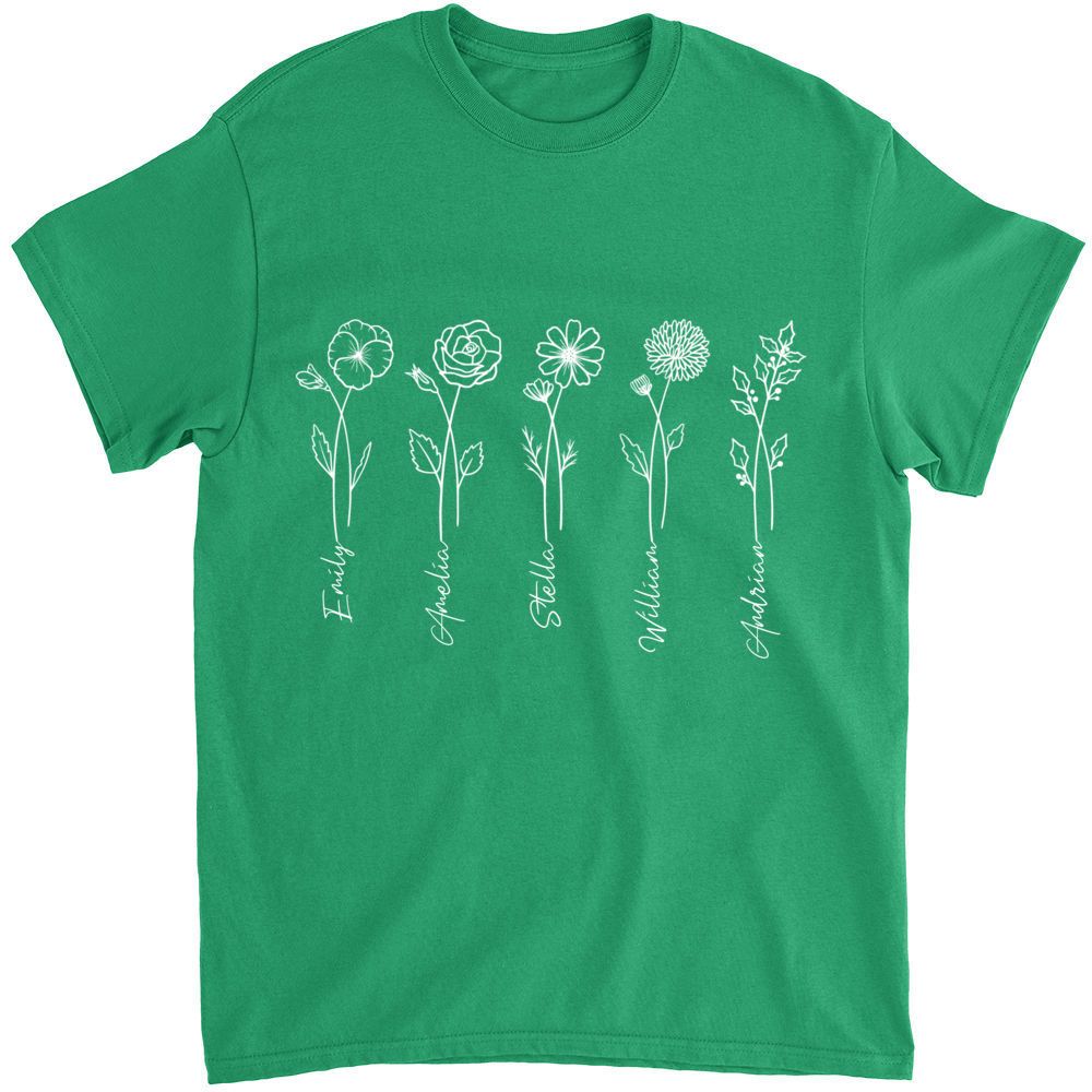 Mother's Day New Listing 2023 - Birth Month Flower T-Shirt_1
