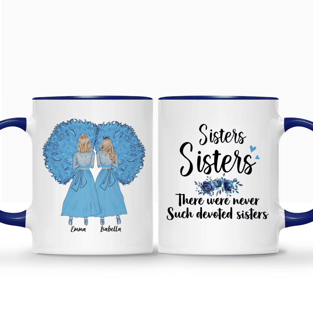 2 Sisters - Best Sisters and Friends Christmas - Personalized Mug_3