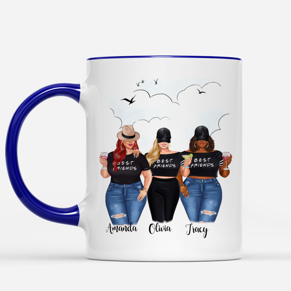 Topic - Personalized Mug - 2/3 Girls - Theres a point in every true friendship where friends stop being friends and become sisters - Personalized Mug_1