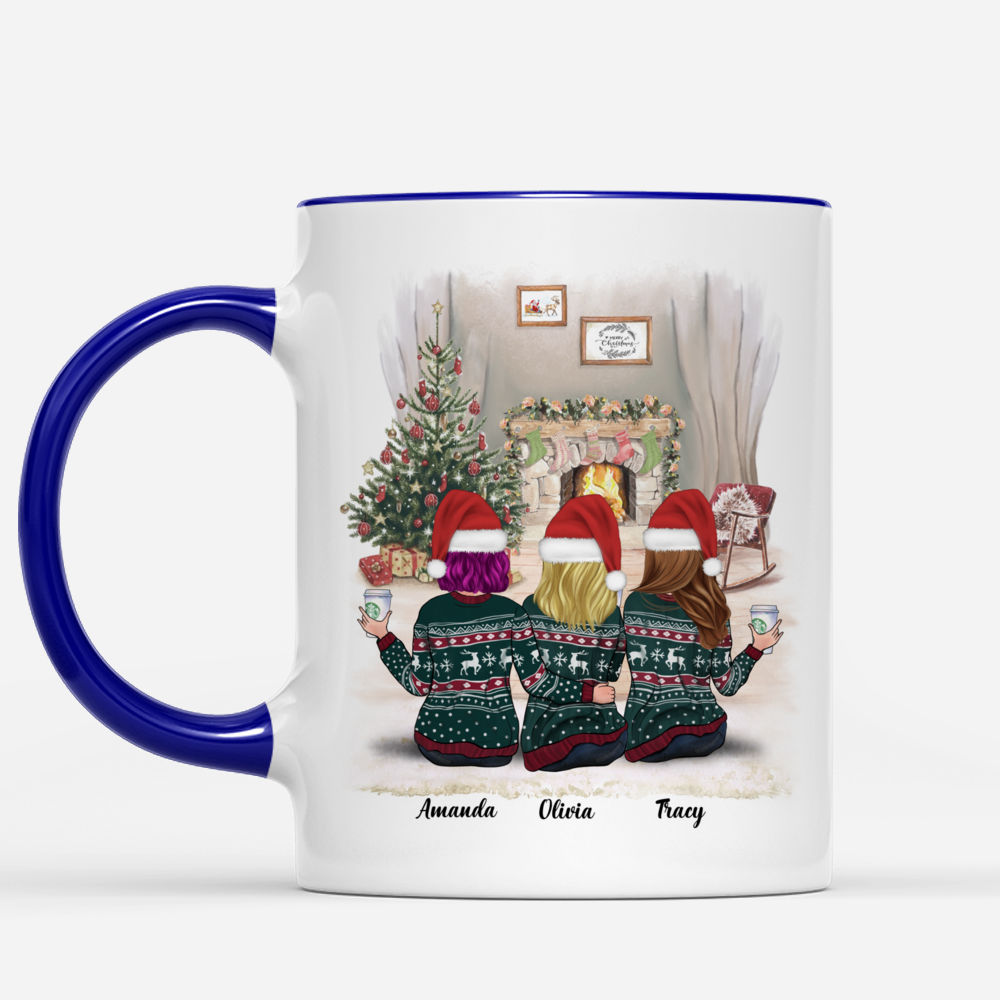 Personalized Xmas Mug - Besties Forever Christmas Custom Mug | Gossby_1