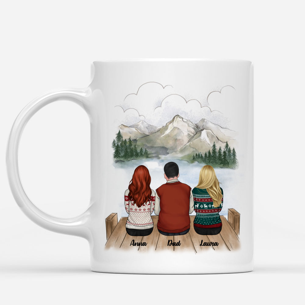 Father And Daughter - The Love Between A Father And Daughter Is Forever (N) - Personalized Mug_1