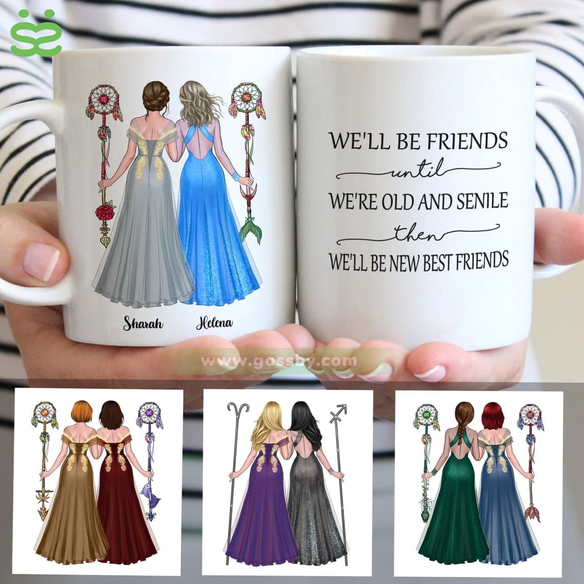 Zodiac Friends - We'll Be Friends - Personalized Mug
