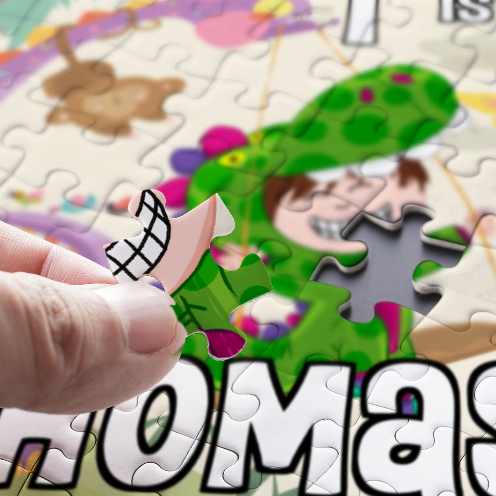 Jigsaw Puzzle Personalized - My name is ... | Gift for Kids - Trendy 2024 - 4 - Personalized Puzzle_2