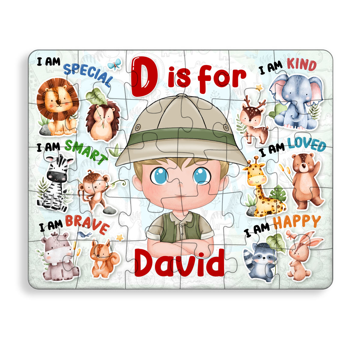 Jigsaw Puzzle Personalized - My Dream Job Puzzle - Zoo Keeper | Birthday Gift For Kids - Trendy 2024 (46207) - Personalized Puzzle_4