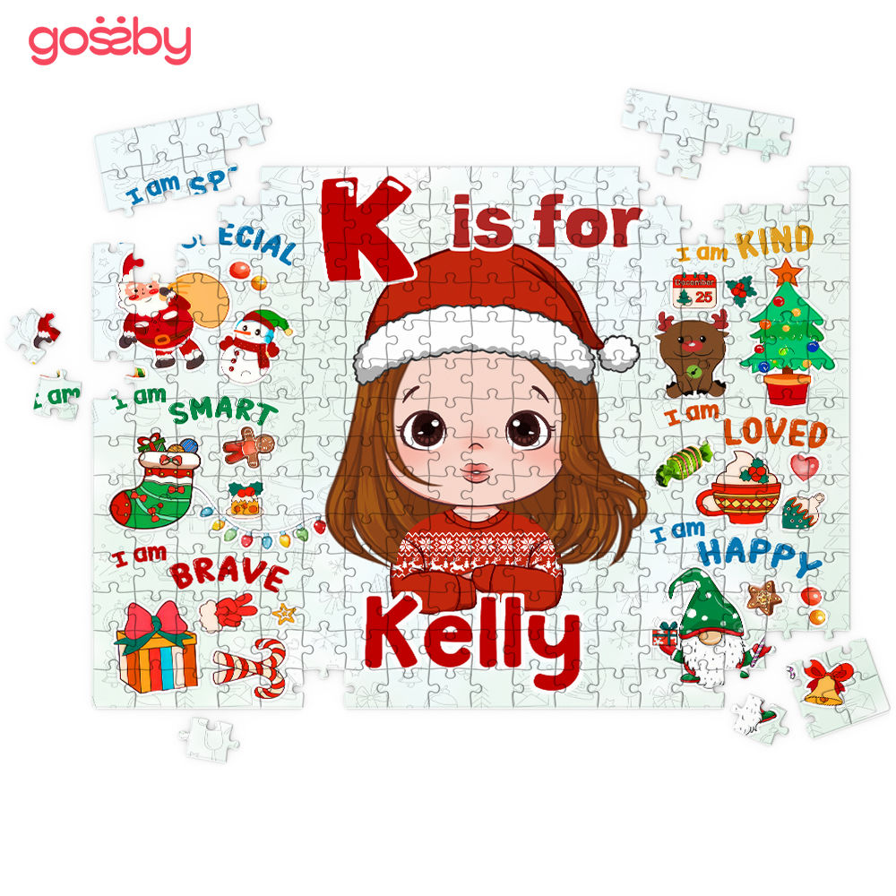 Jigsaw Puzzle Personalized - Christmas Kid (64273) - Christmas Gifts - Birthday Gifts - Gifts for Kids - Trendy 2024 - Personalized Puzzle_1