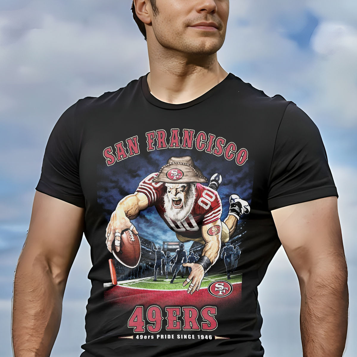 Personalized T-shirt - Best Dad Ever - Happy Father's Day - NFL Sport | NFL Team (B10) - Personalized Shirt_1