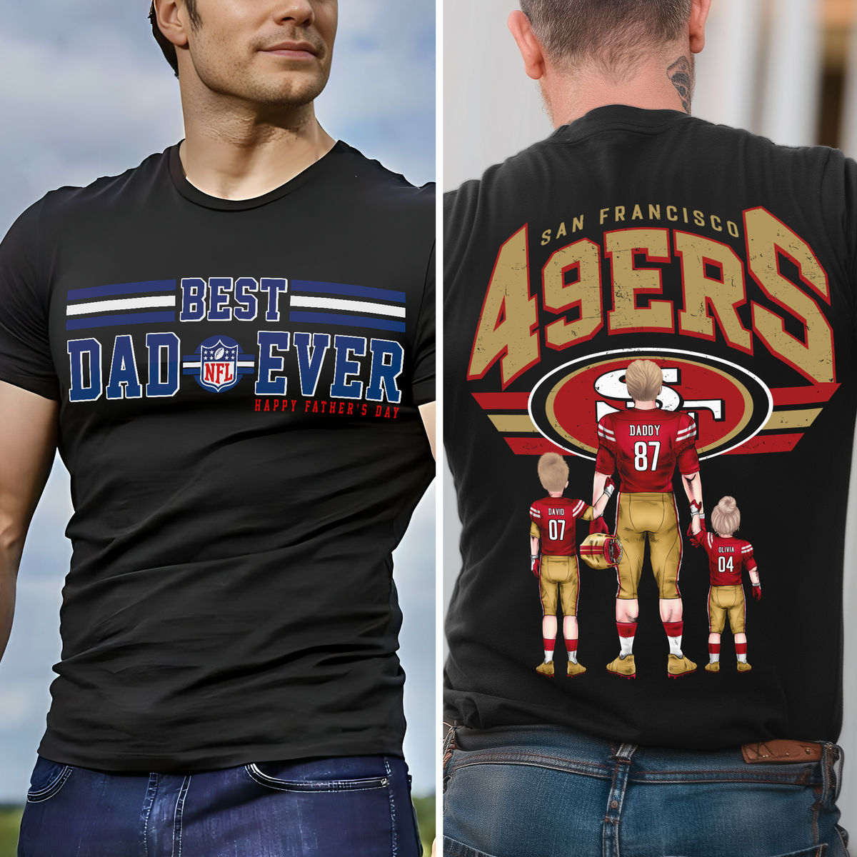 Best Dad Ever - Happy Father's Day - NFL Sport | NFL Team