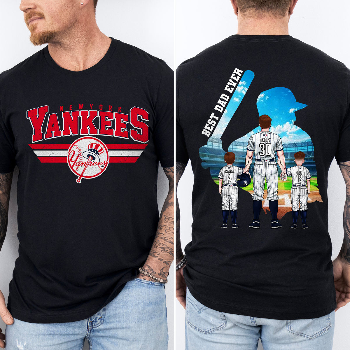 Best Dad Ever - MLB Baseball Team - Father's Day 2025
