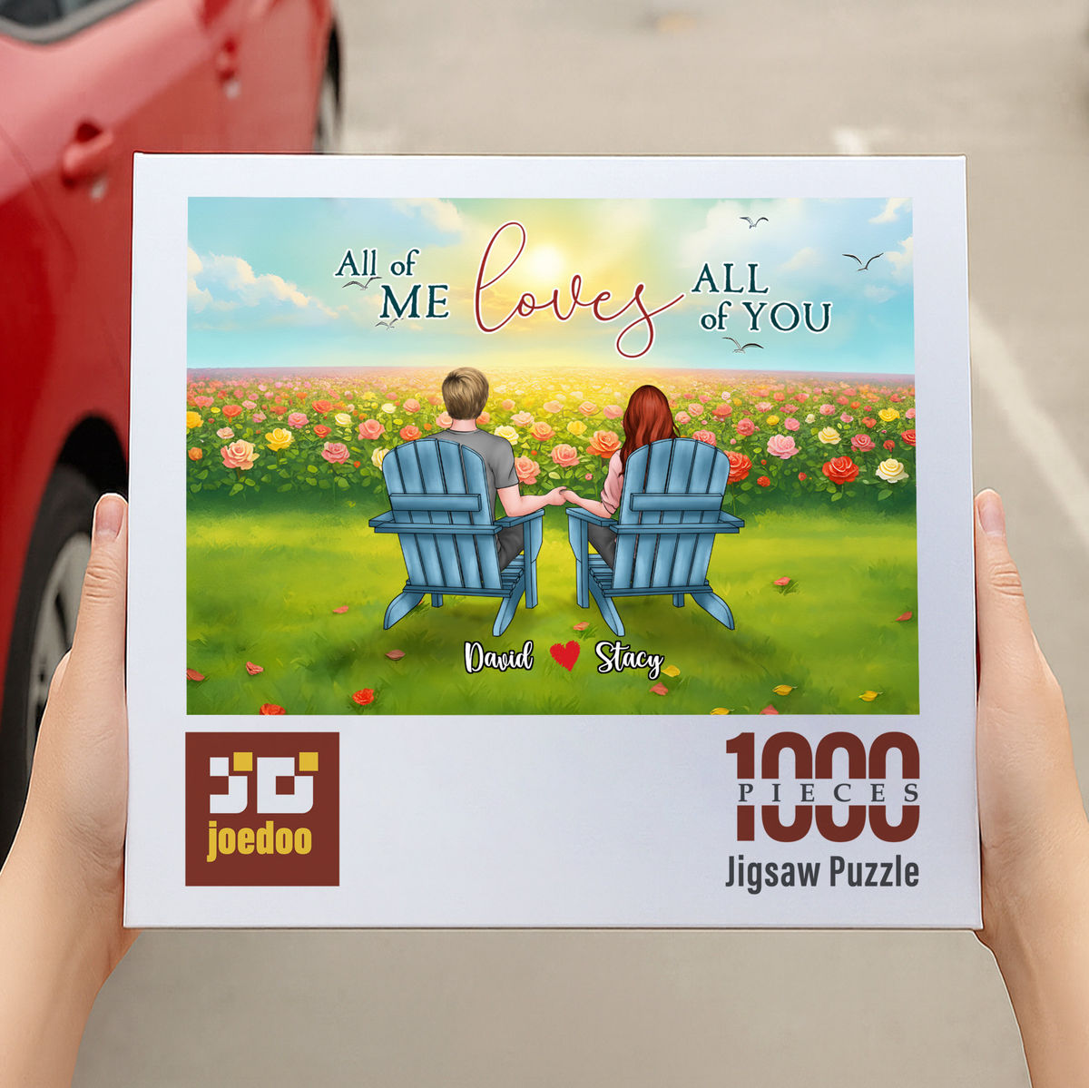 Personalized Jigsaw Puzzle - All of Me Loves All of You – Custom Romantic Puzzle - Gift for Couple - Personalized Puzzle