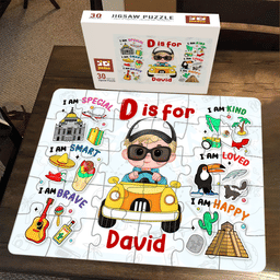 Around The World Puzzle - Travel Learning Game | Birthday Gift, Christmas Gift for Kids - Trendy 2025