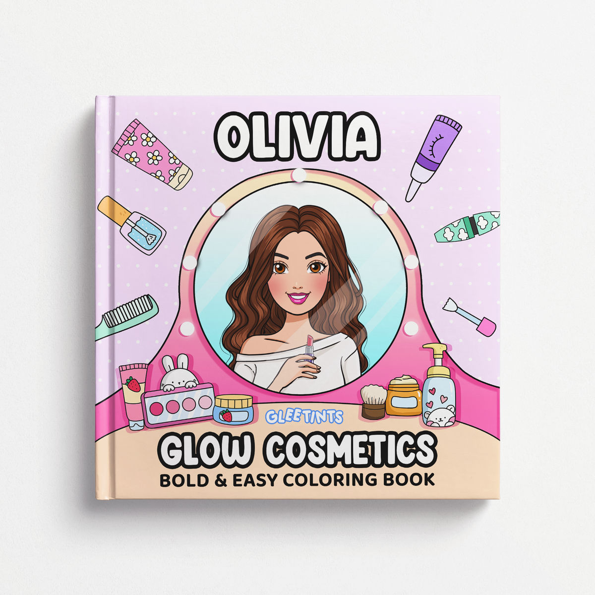 Glow Cosmetics Bold & Easy Coloring Book | Gifts for Her - Birthday Gifts, Relaxation Gifts (S3)