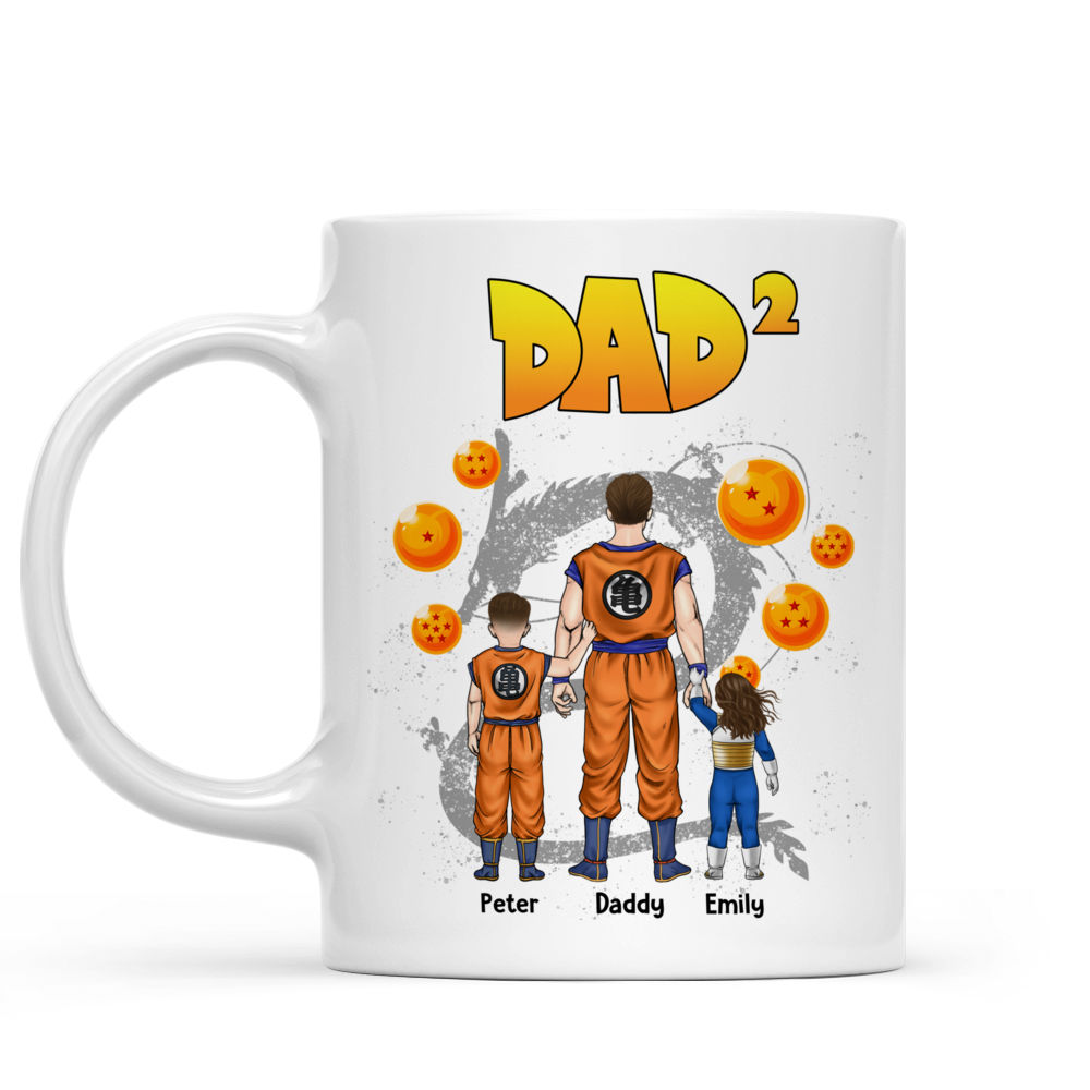 Personalized Mug - Saiyan Dad - Best Dad Ever - Super Saiyan - Happy Father's Day 2024 - Personalized Mug_2