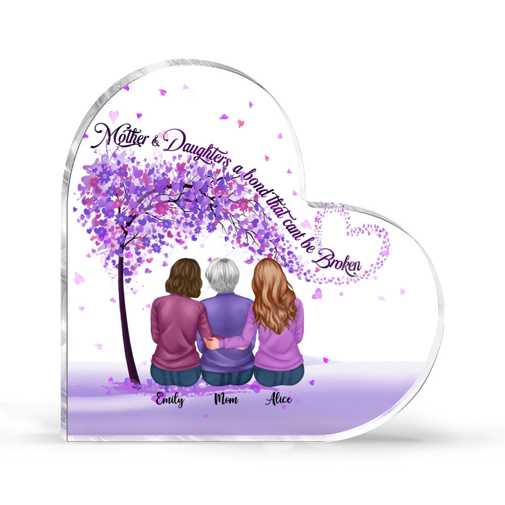 Gifts For Mom - Mother and Daughters a bond that can't be broken Mother's Day, Birthday, Xmas Gifts - Personalized Desktop_1