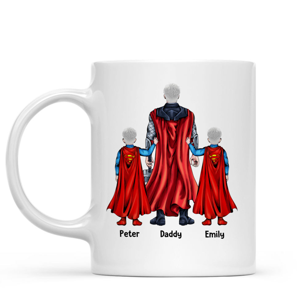 Family - My dad is My hero - Personalized Mug_1