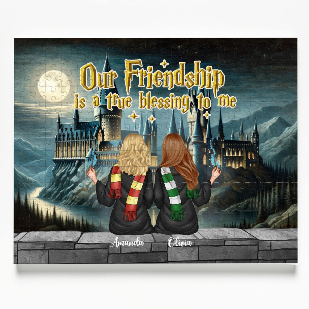 Personalized Jigsaw Puzzles - Sisters - Our Friendship is a true blessing to me (59484) - Gift for Her - Trendy 2025 - Personalized Puzzle_1