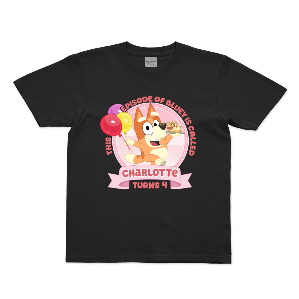 Bluey Birthday - Gift for Grandkis - Funny Shirt for Kids - Trendy Gift 2025 - Birthday Gift - Youth Tee - Personalized Shirt_4