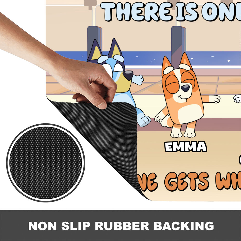 Funny Doormat for Grandma - At Nana's HOUSE THERE IS ONLY 1 RULE - EVERYONE GETS WHAT THEY WANT. - Personalized DoorMat_5