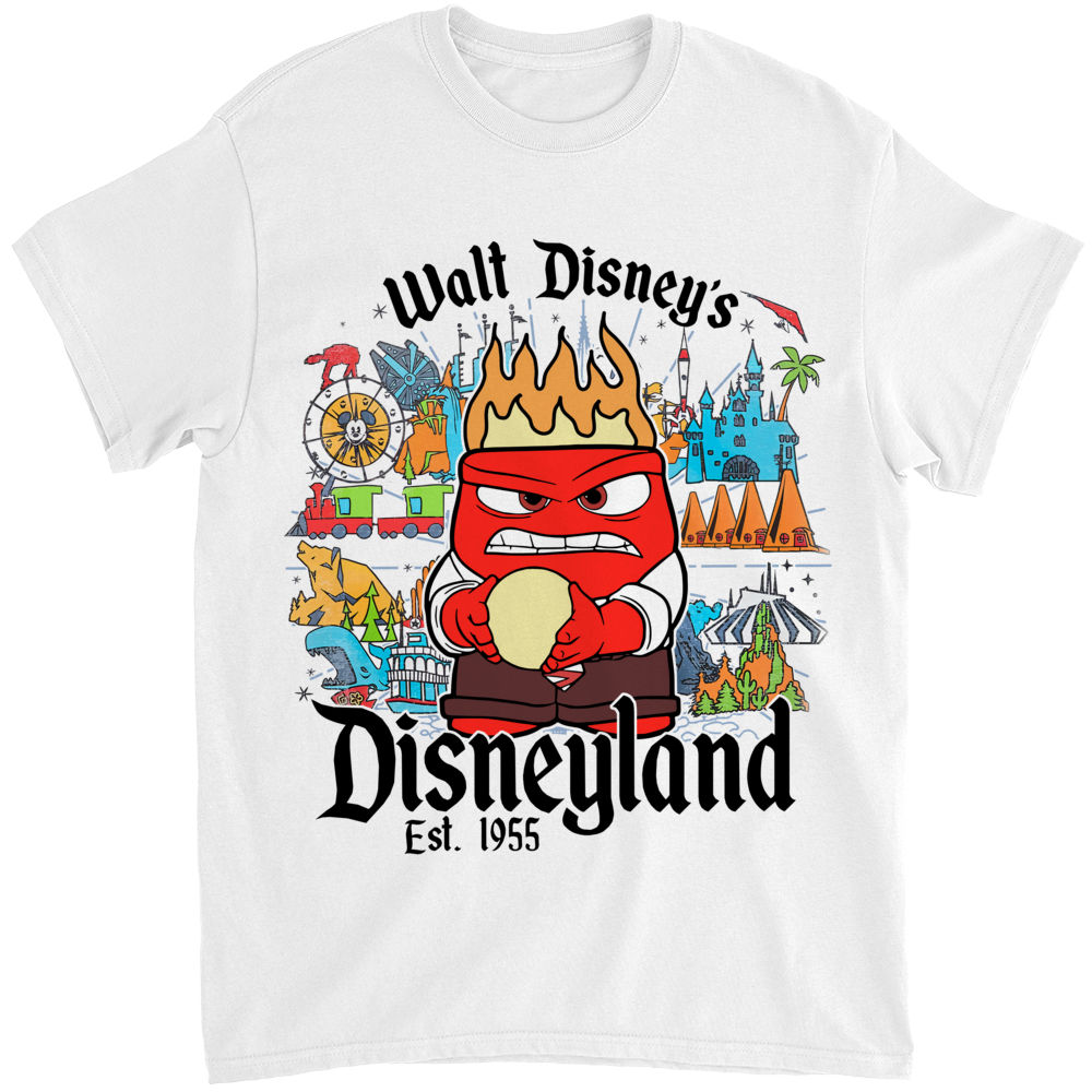 Personalized Tshirt - Retro Walt Disney's Disneyland All Characters Shirt, Disneyland Shirt, Personalized Disney Tee, Disney Family Trip Shirt, Mickey and Friends - Personalized Shirt_4