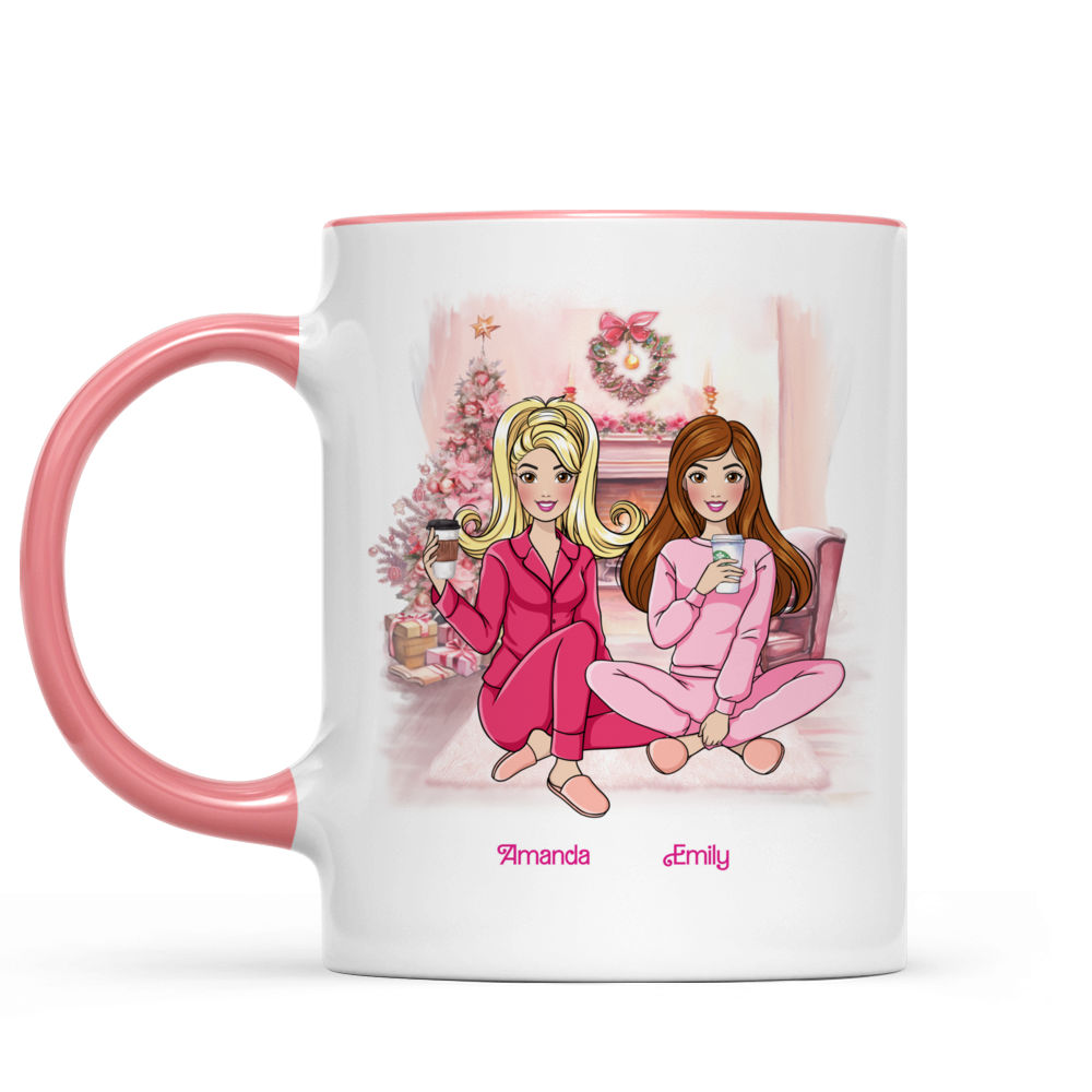 The Best Mug Ever - Pink Dolls - In Our Bestie Era - Novelty Gifts For Her (N3) - Personalized Mug_1