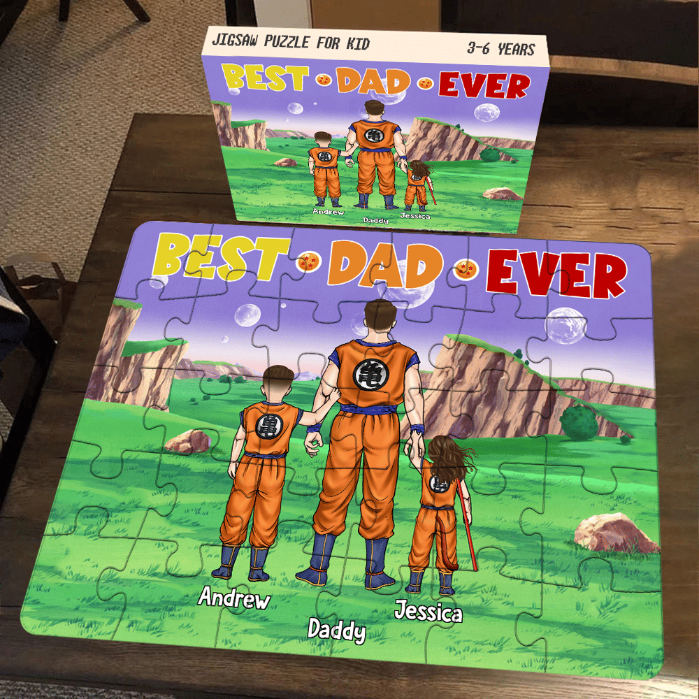 Personalized Jigsaw Puzzles - Best Dad Ever 2024 (57005) - Personalized Puzzle