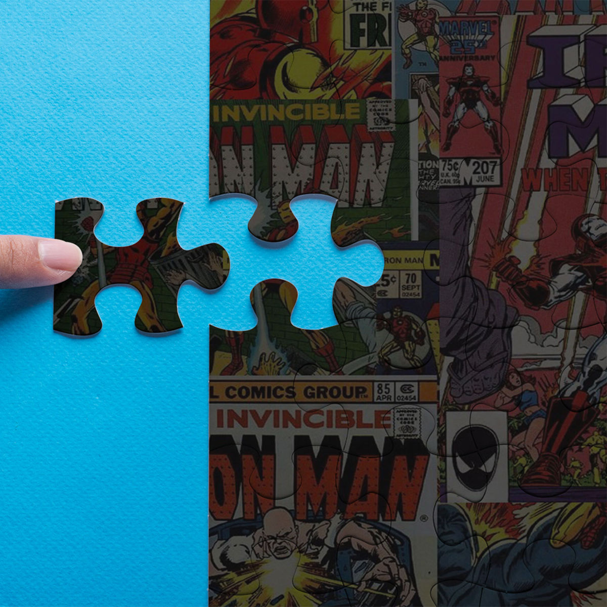 Personalized Jigsaw Puzzles - Superhero Dad - I Love You 3000 CM (42442) - Personalized Puzzle_2