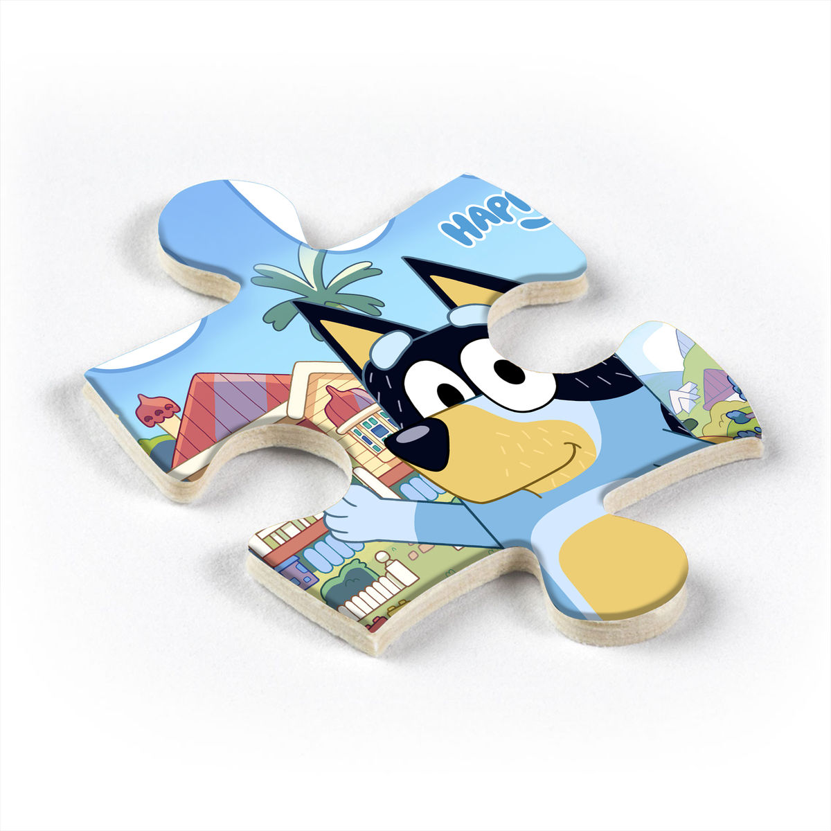 Jigsaw Puzzle Personalized - Bluey Family - Best Dad Ever Happy Father's Day - Personalized Puzzle_4