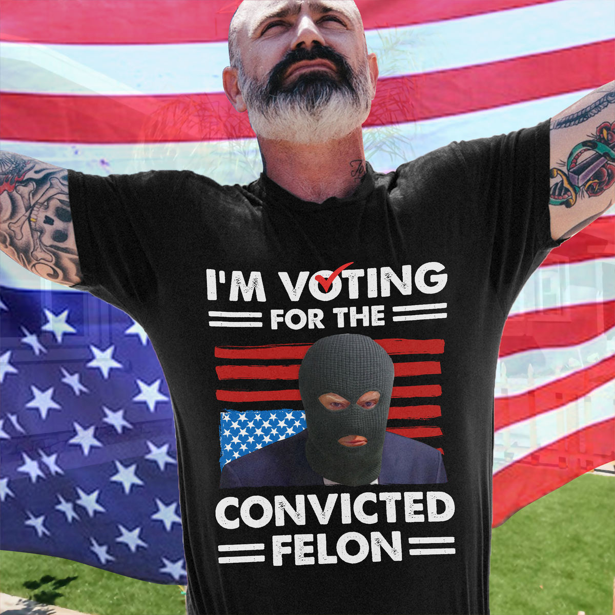 Trending 2024 - I won't vote for a convicted felon (v) - Limited Edition - Shirt