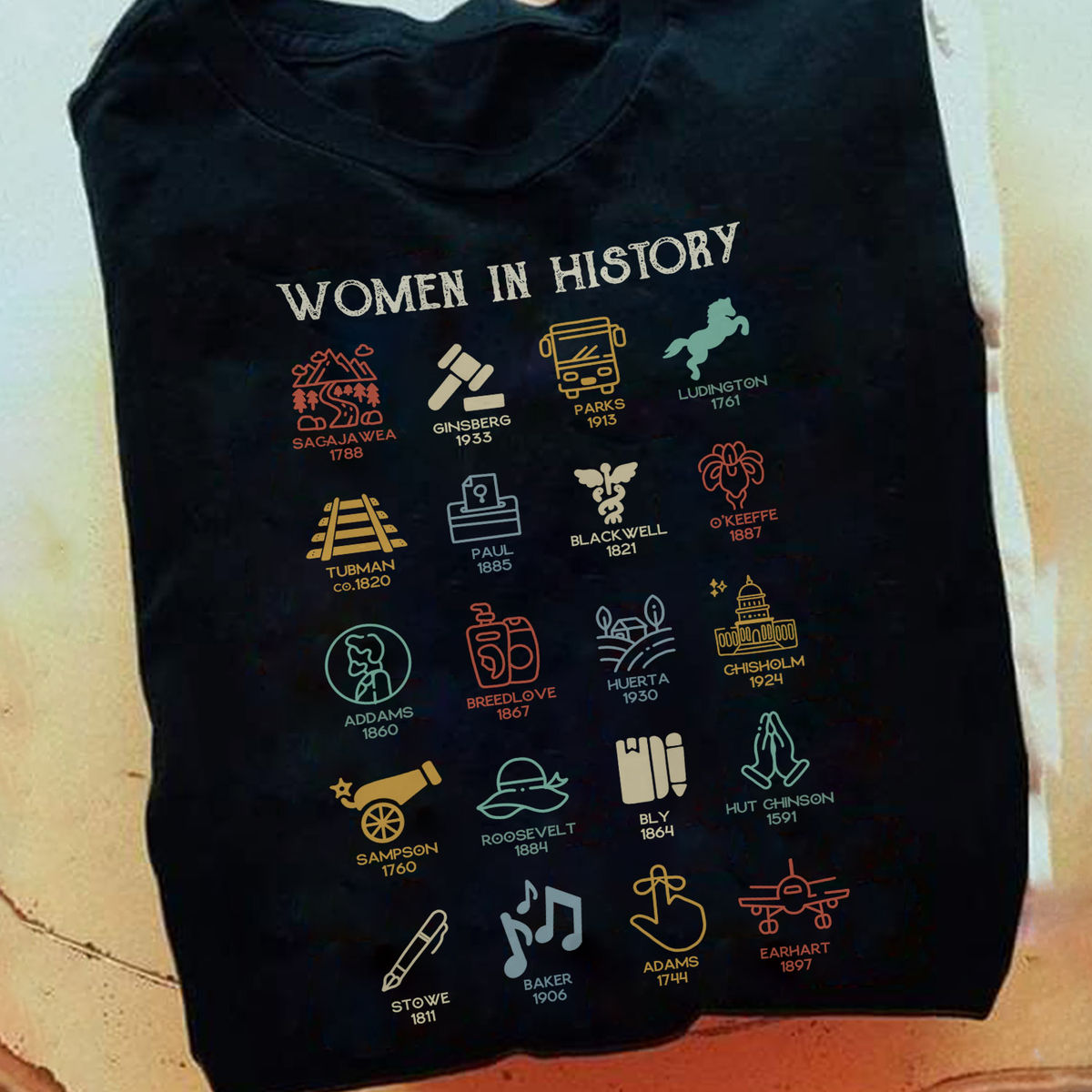 T Shirt - Women in History - Shirt_1