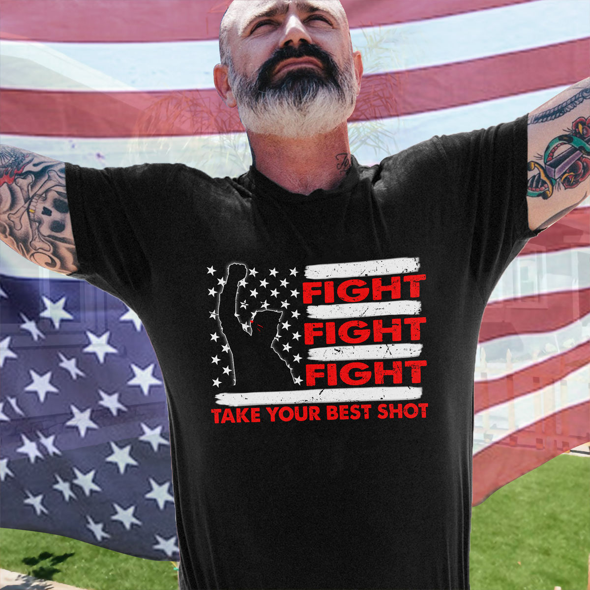 Trending - Fight Fight Fight Take Your Best Shot 2024 - Shirt_2