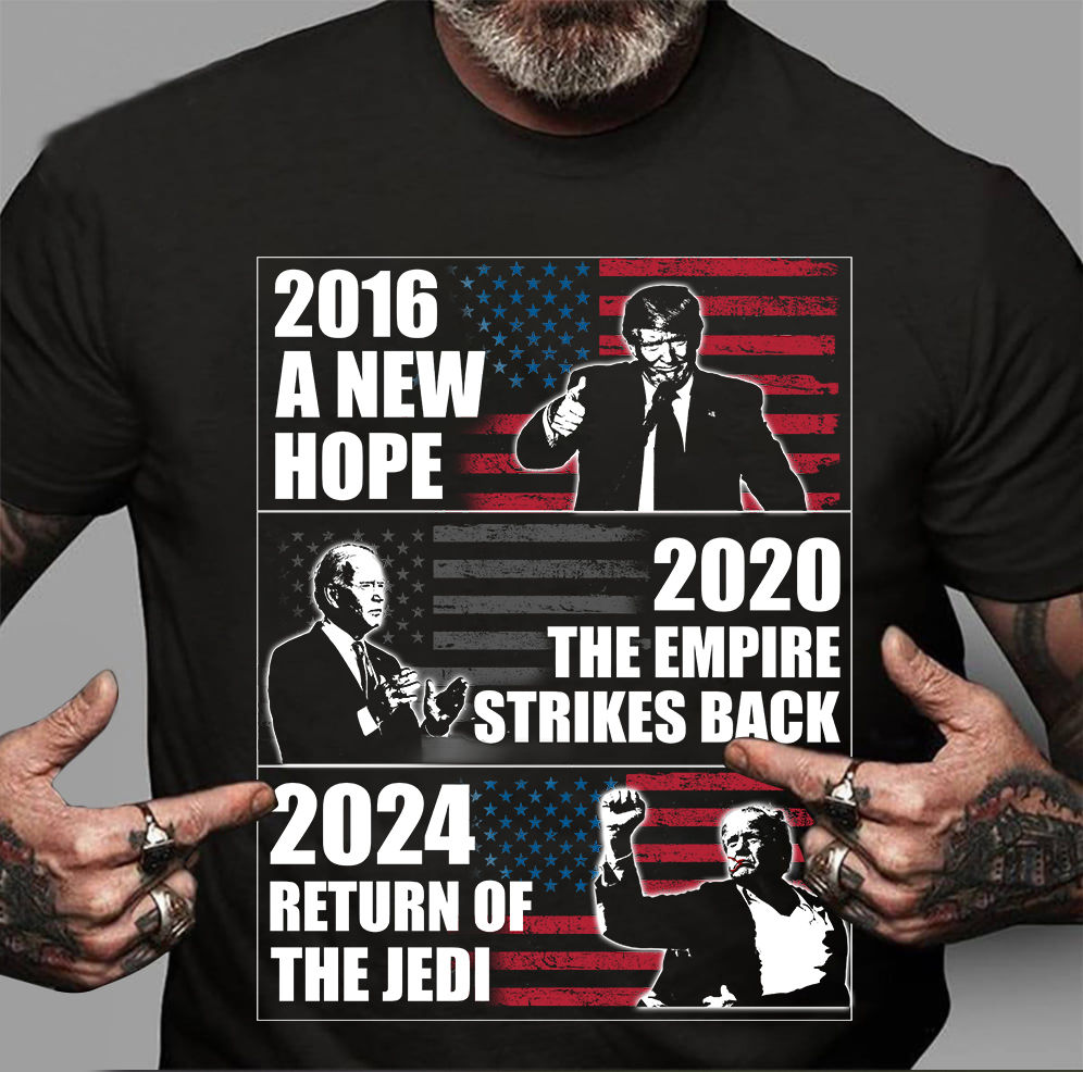 T-Shirt - 2016: A NEW HOPE 2020: THE EMPIRE STRIKES BACK 2024: RETURN OF THE ..._2