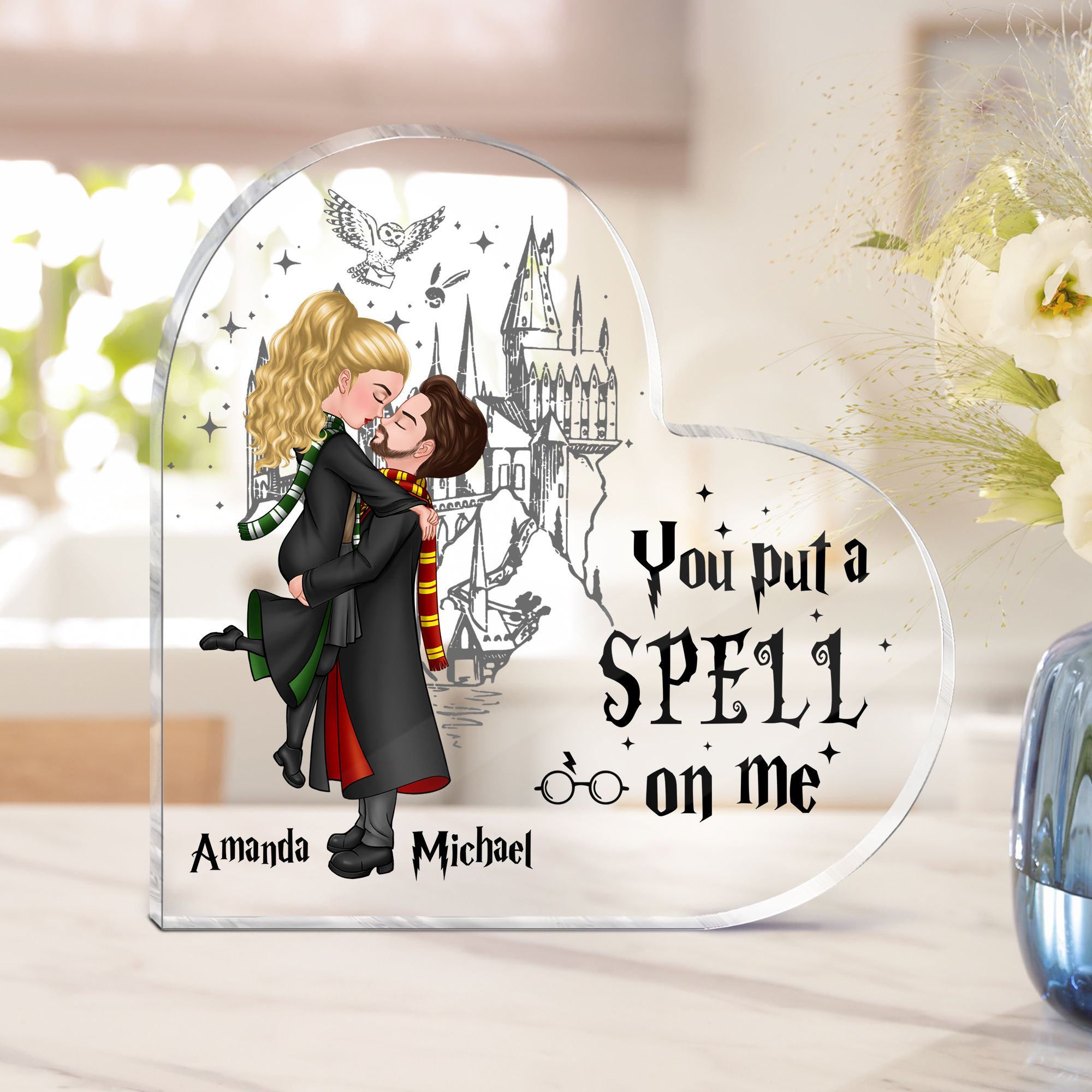 Couple - Custom Acrylic Plaque - You Put a Spell On Me - Gift for ...