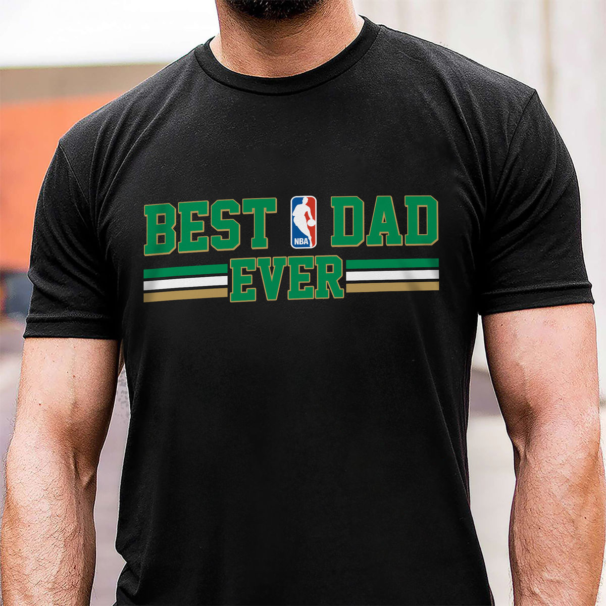 Personalized Tshirt - Best Dad Ever - Father's Day 2025 - NBA Basketball Team(v2) - Personalized Shirt_2