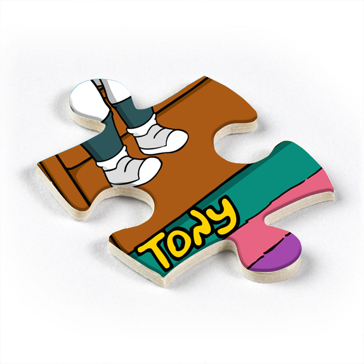 Personalized Jigsaw Puzzles - The Simpsons - BEST FAMILY EVER - NFL Dream Team | Best Gift for Mother's 2025 (44827) - Personalized Puzzle_4