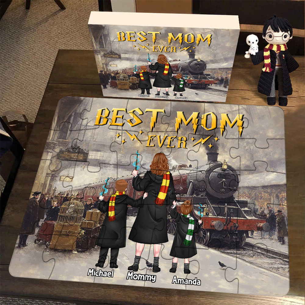 Personalized Jigsaw Puzzles - Harry Potter - Best Mom Ever (59716) - Trendy 2025 - Personalized Puzzle