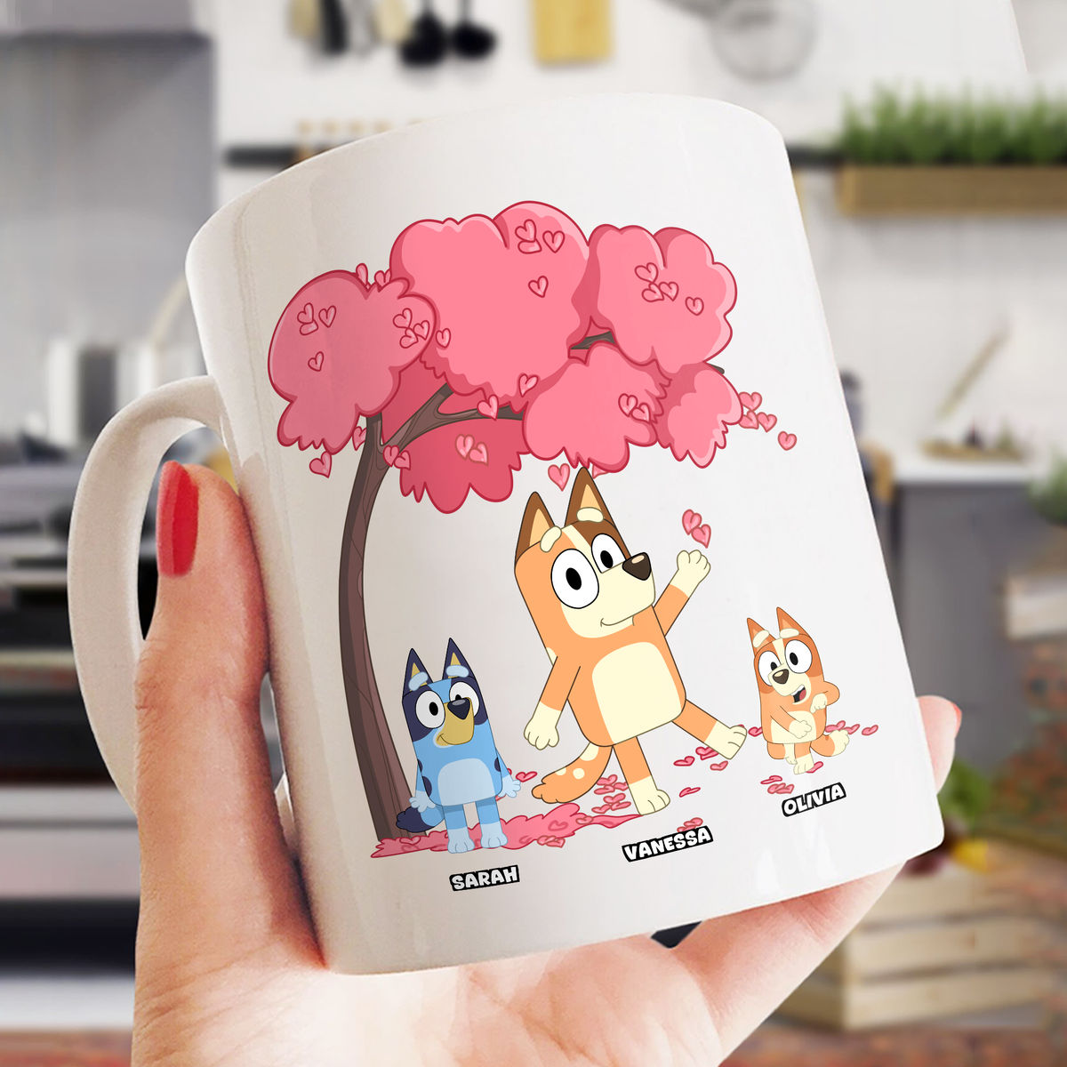 Personalized Mug - Best Mom Ever - Bluey Family - Personalized Mug_3