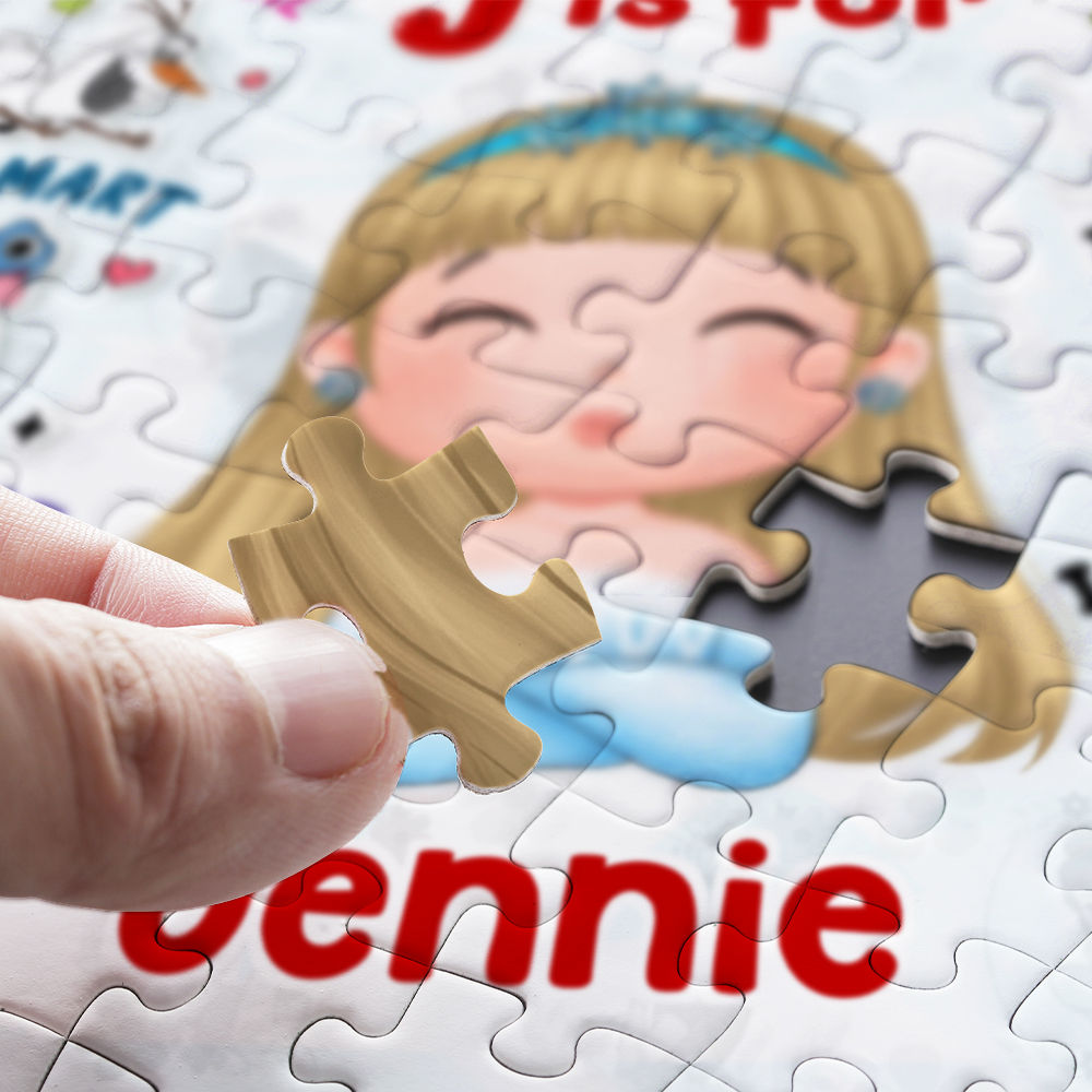 Jigsaw Puzzle Personalized - My Dream Character Puzzle - Elsa | Birthday Gift For Kids - Trendy 2025 - Personalized Puzzle_3
