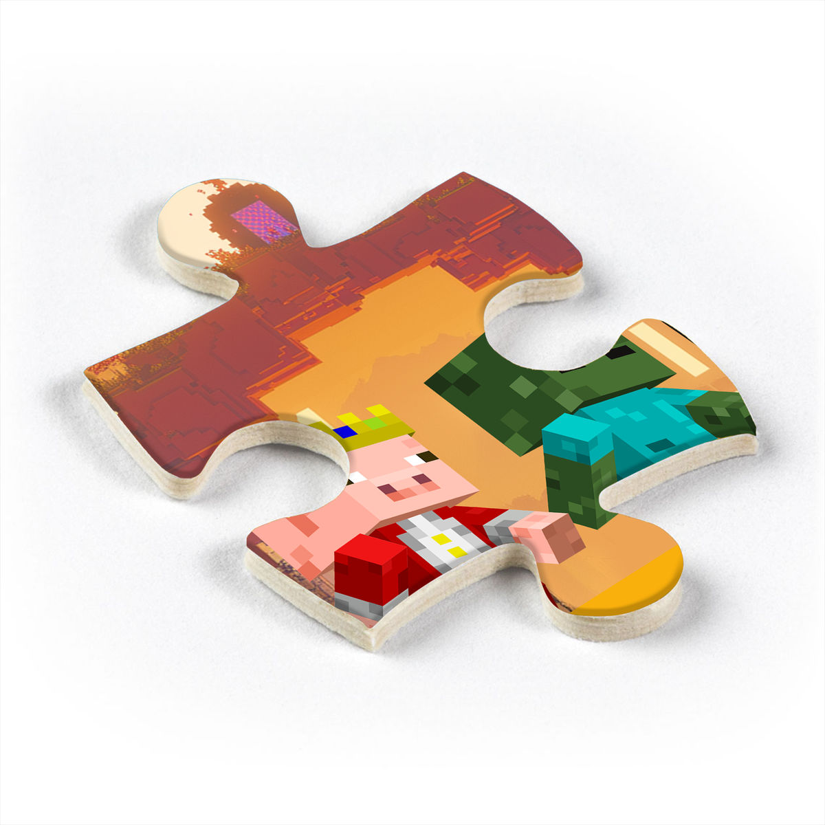 Jigsaw Puzzle Personalized - MomCraft - Happy Mother's Day - A Minecraft Movie - Personalized Puzzle_2