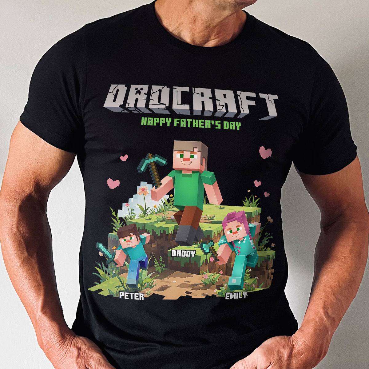 Tshirt - DADCRAFT - Happy Father's Day (45668)