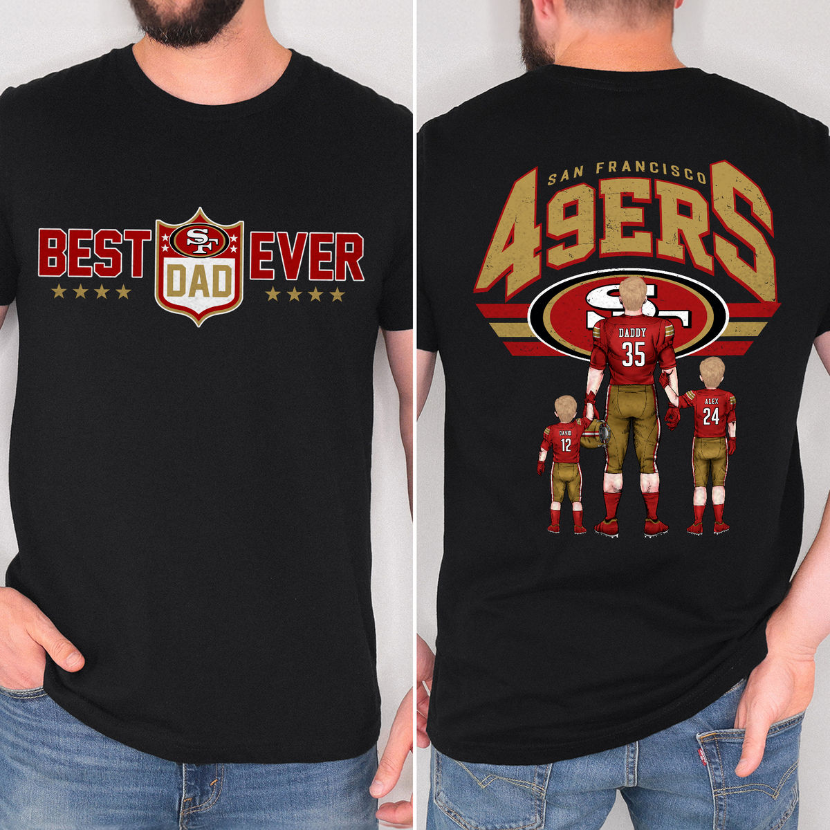 Best Dad Ever - NFL Football Team (v3) - Father's Day 2025