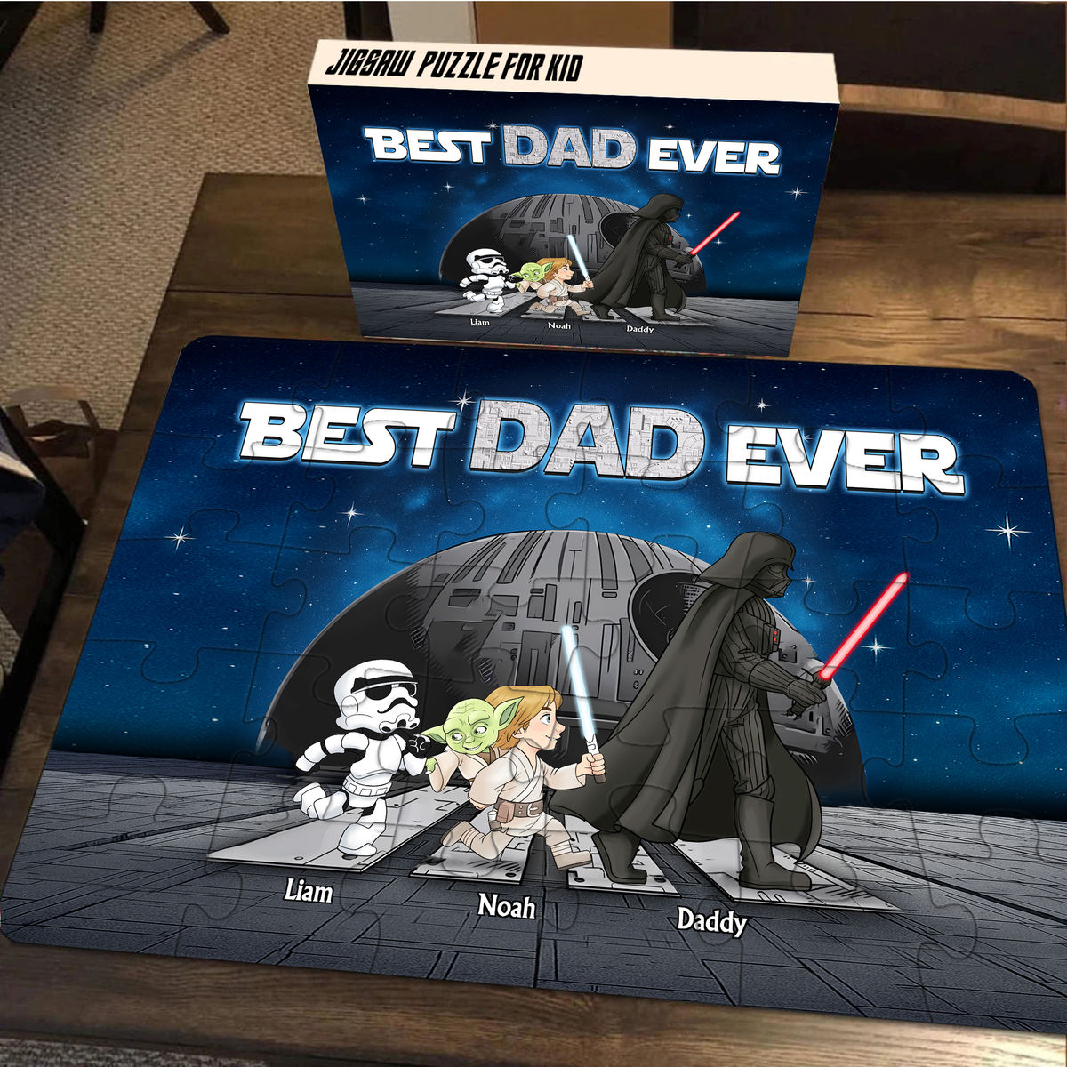 Father's Day Gifts - Best Dad Ever - Trendy Gift 2025 - Personalized Puzzle_1