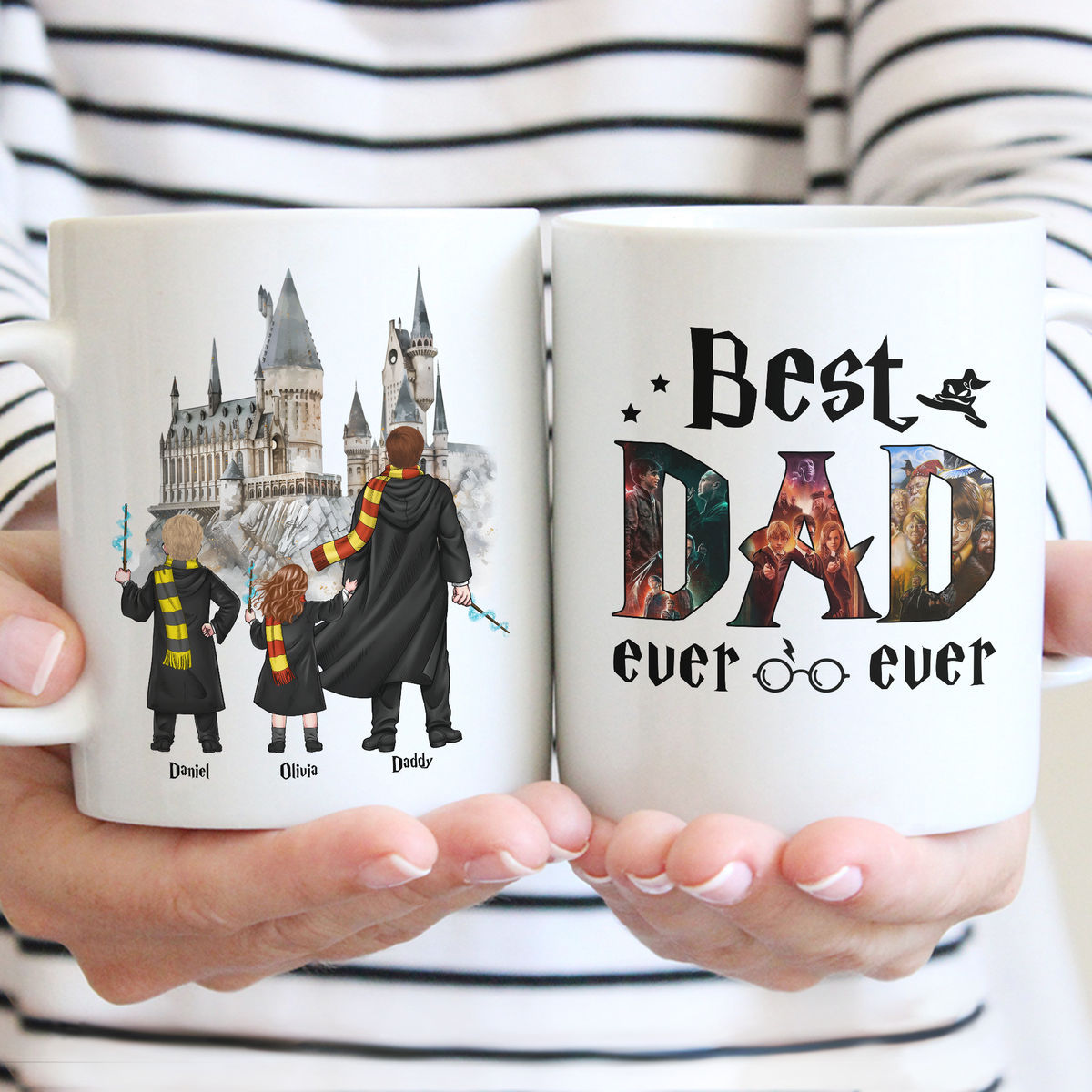 Family - Best DAD Ever - Personalized Mug